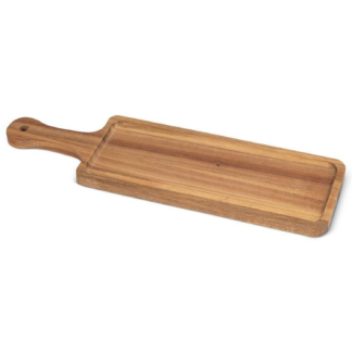 Wood Board w/ Maple Leaf Picks