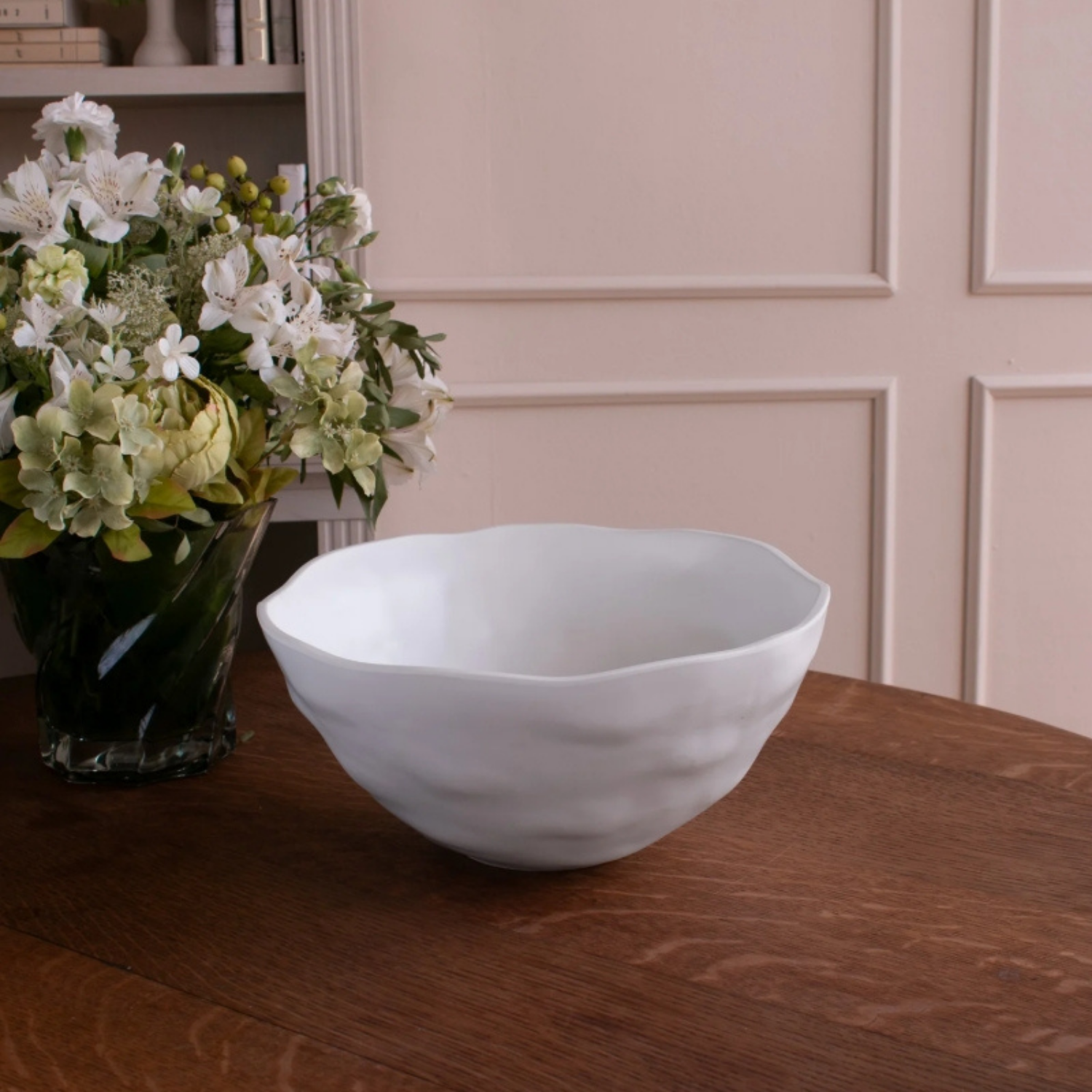Sculpted Round Deep Bowl - Image 2