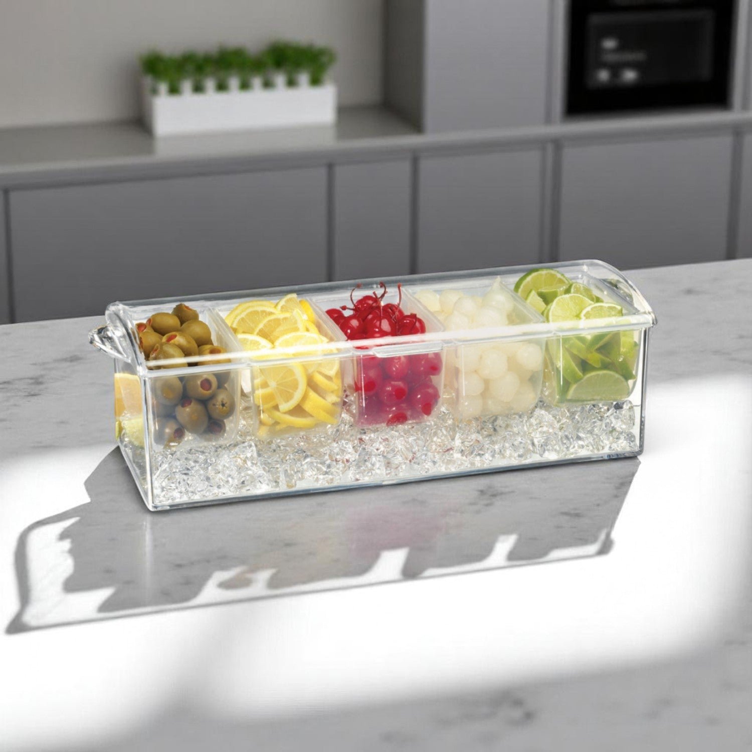 On Ice Acrylic Condiment Tray - Image 2