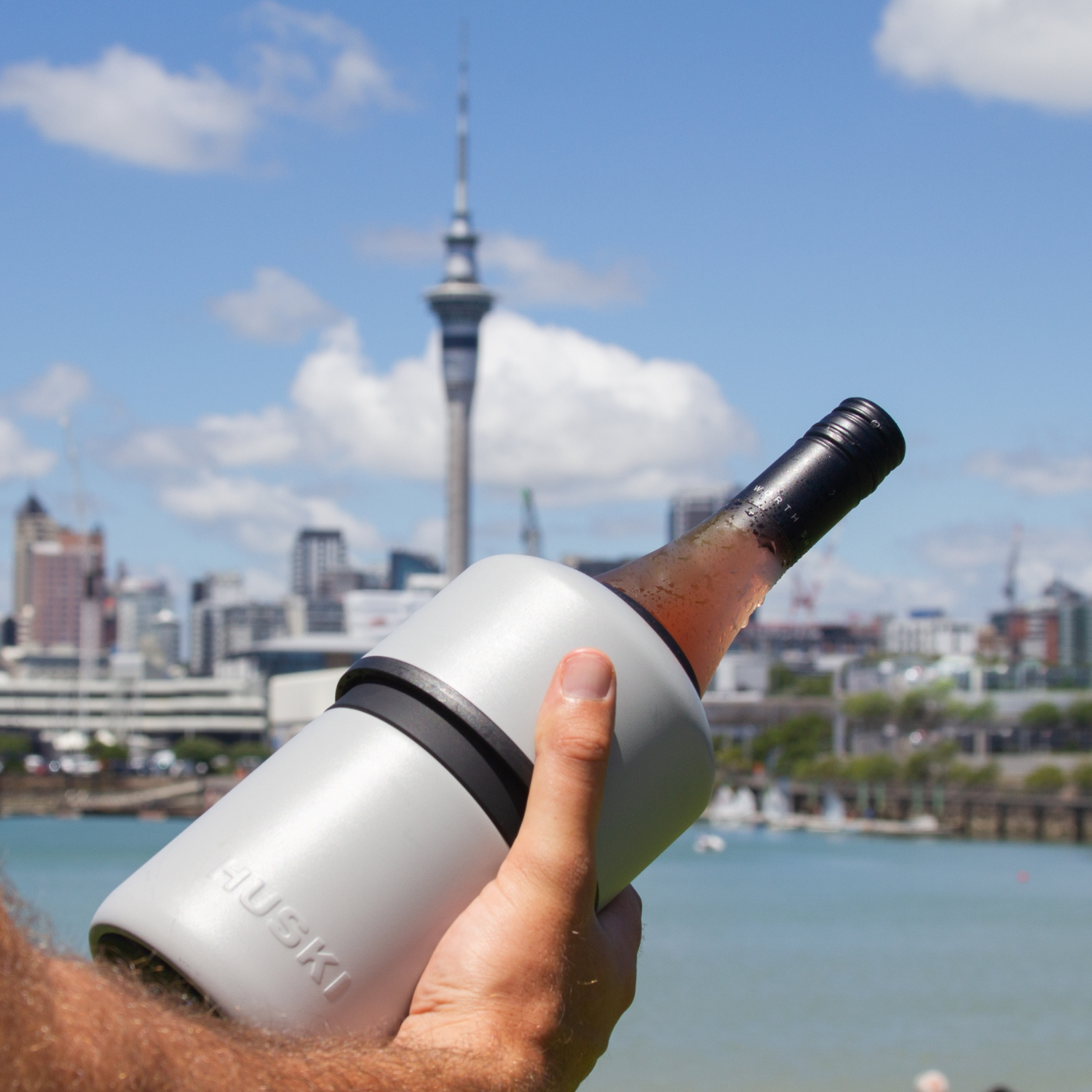 Stone Grey Wine Bottle Cooler - Image 3