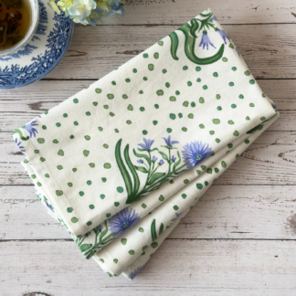 Blue Prairie Cotton Napkins (Set of 4)