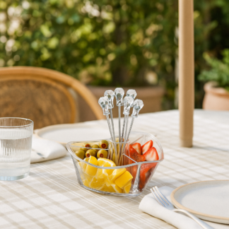 Acrylic Garnish Server Set