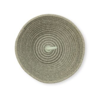 Woven Green Rope Bowl w/ Handle